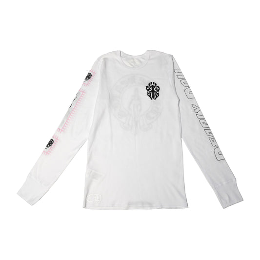 Chrome Hearts Deadly Doll Thermal L/S T-Shirts White