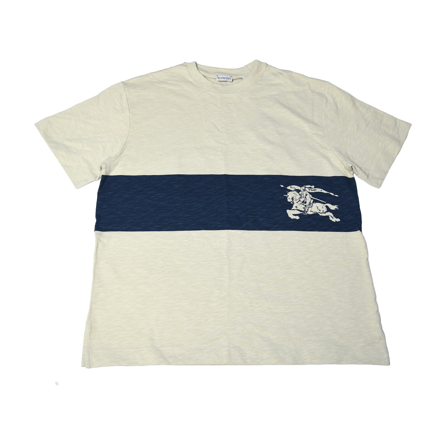 Burberry EKD Stripe T-Shirts Navy Plaster-NOBLEMARS