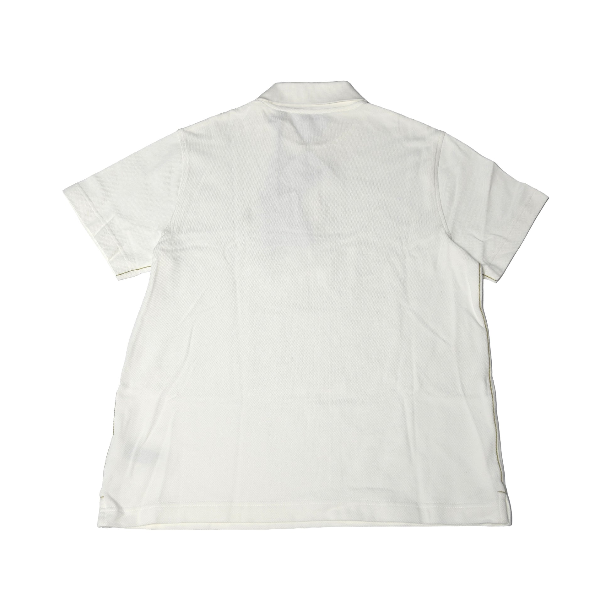 Burberry Pique Crest Polo Shirts White-NOBLEMARS