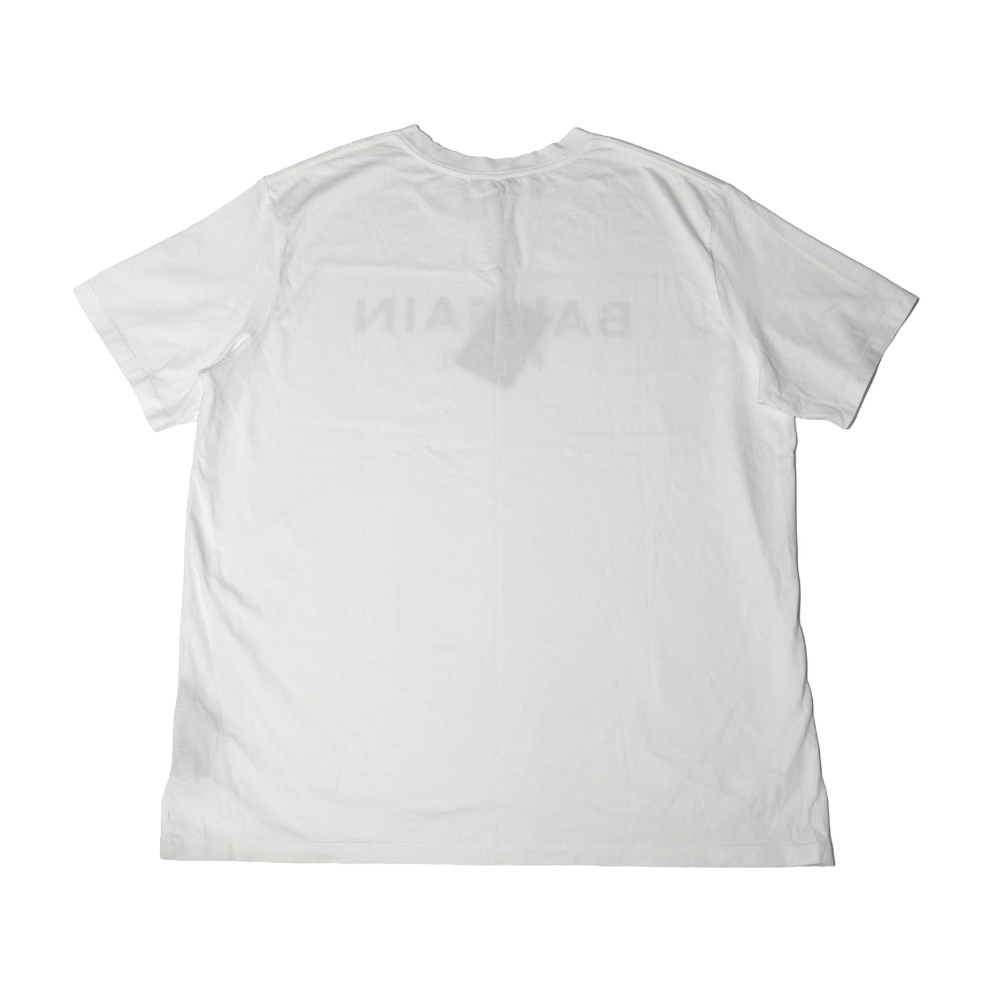 Balmain Logo-Print T-Shirt White-NOBLEMARS