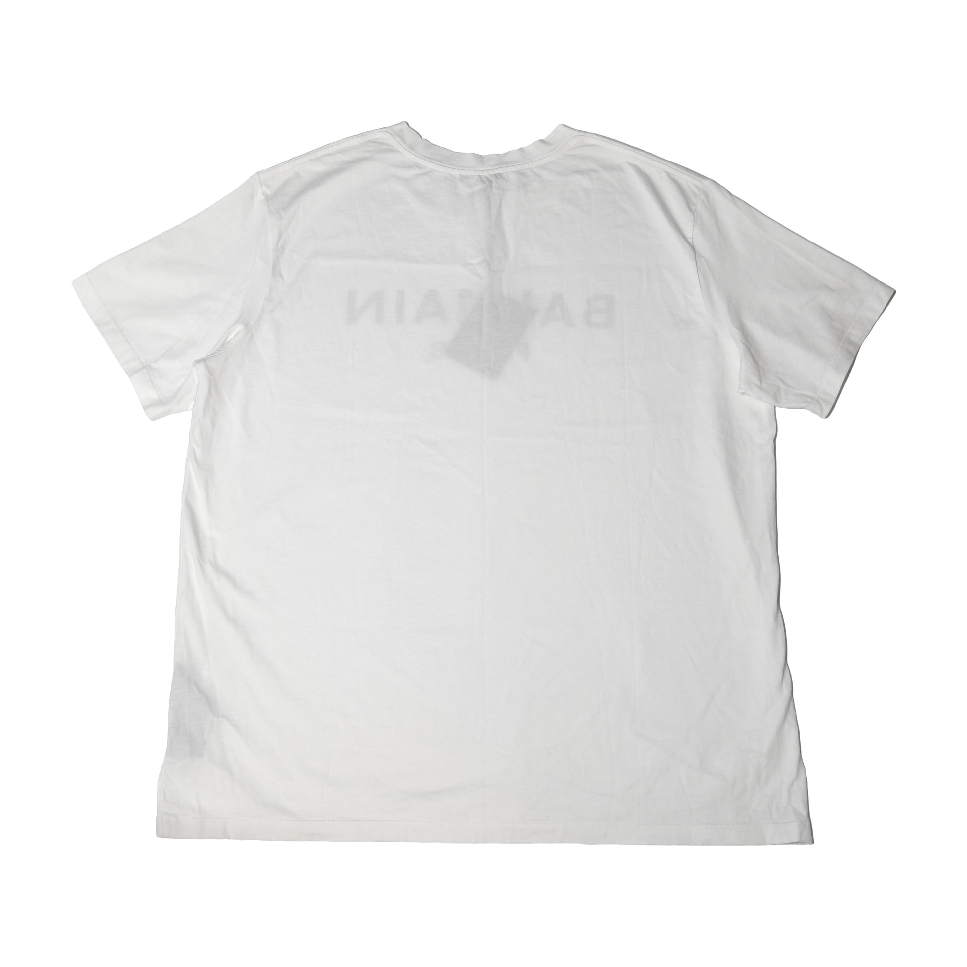 Balmain Logo-Print T-Shirt White-NOBLEMARS