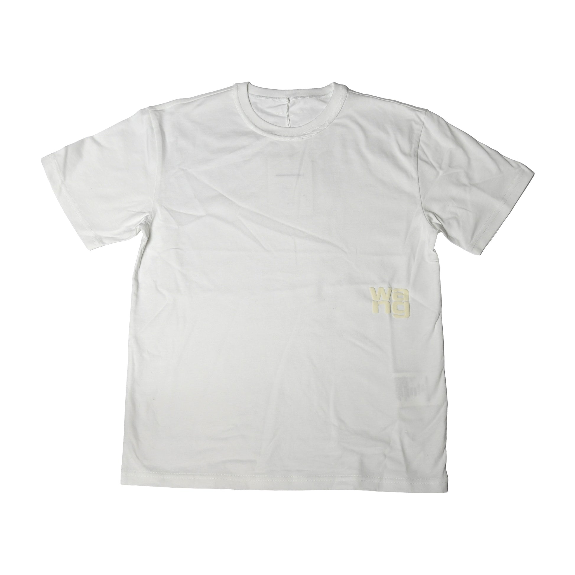 Alexander Wang Puff Logo T-shirt White-NOBLEMARS