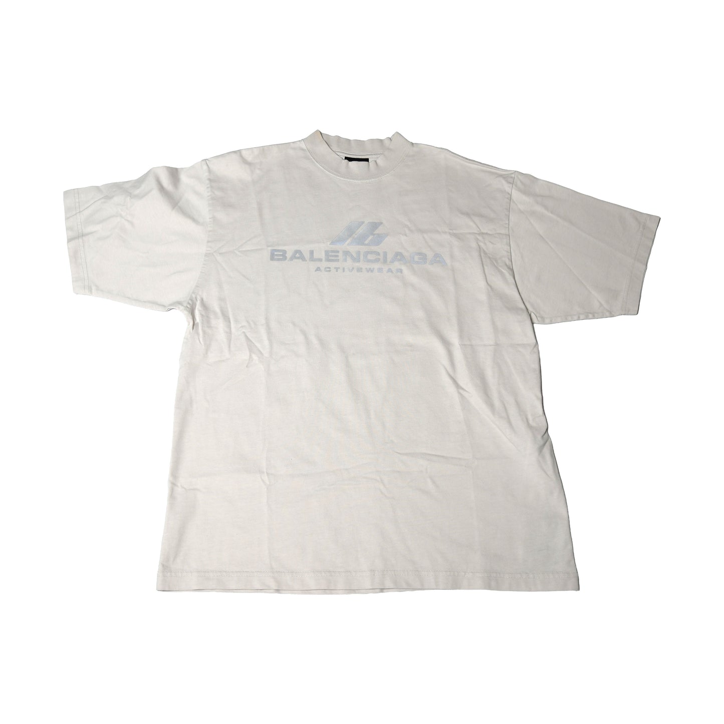 Balenciaga Activewear T-Shirts Light Beige-NOBLEMARS