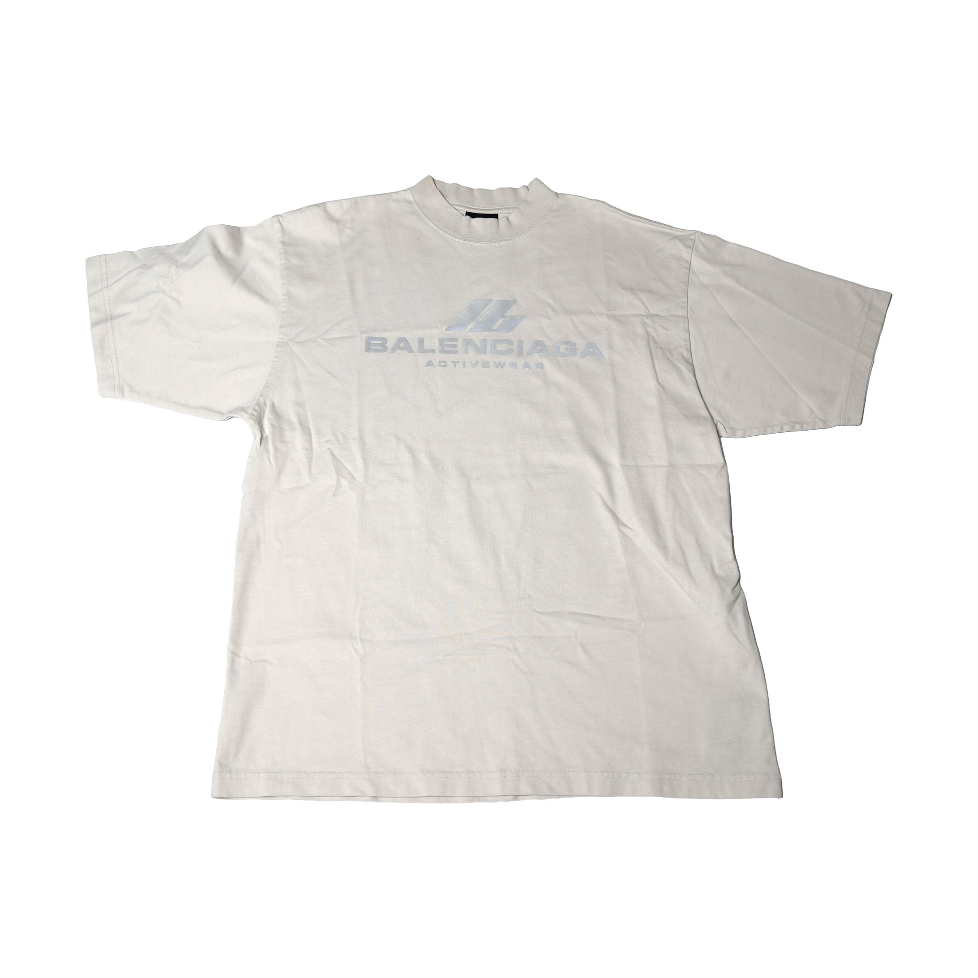 Balenciaga Activewear T-Shirts Light Beige-NOBLEMARS