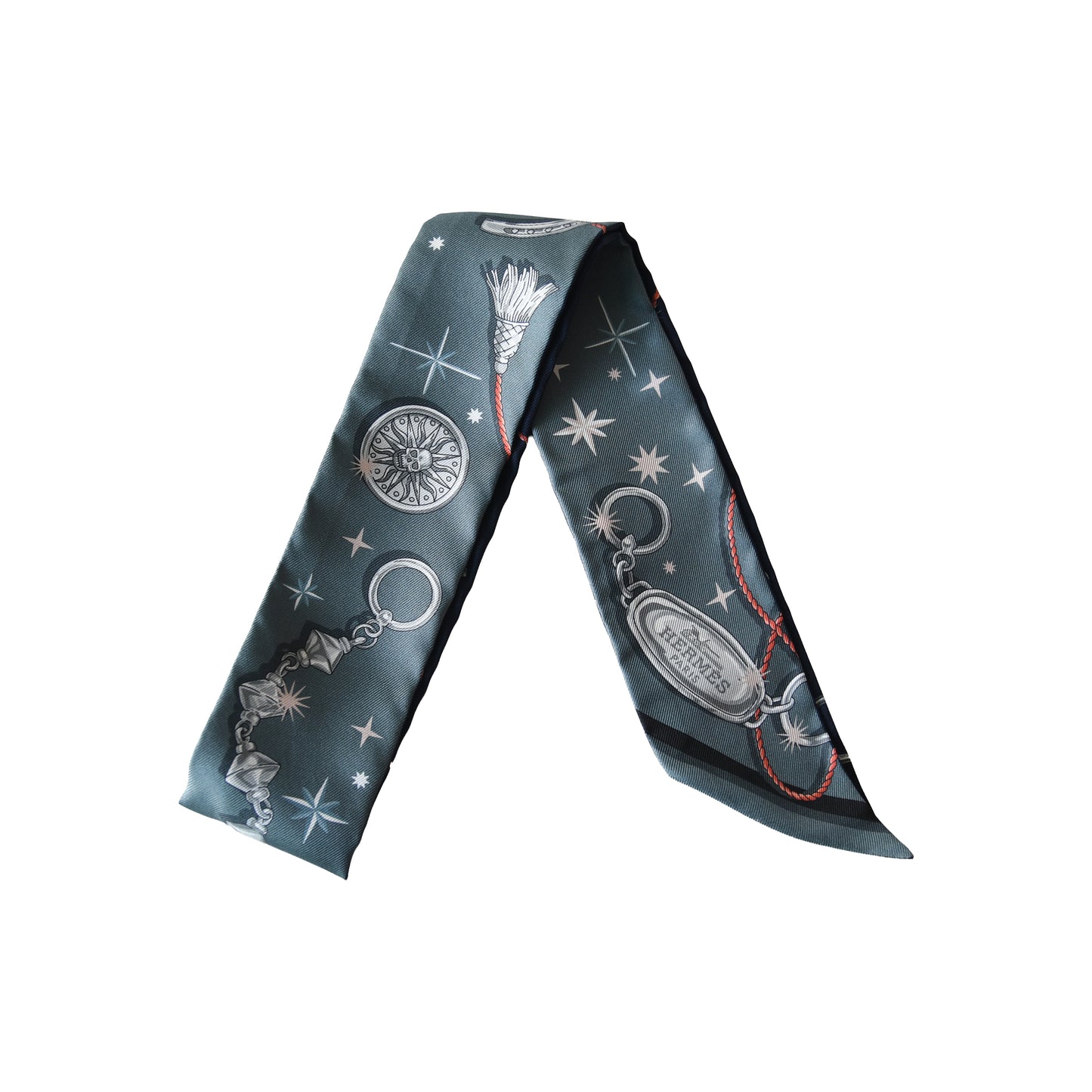 Hermes C'est La Fete Silk Twilly Multicolor