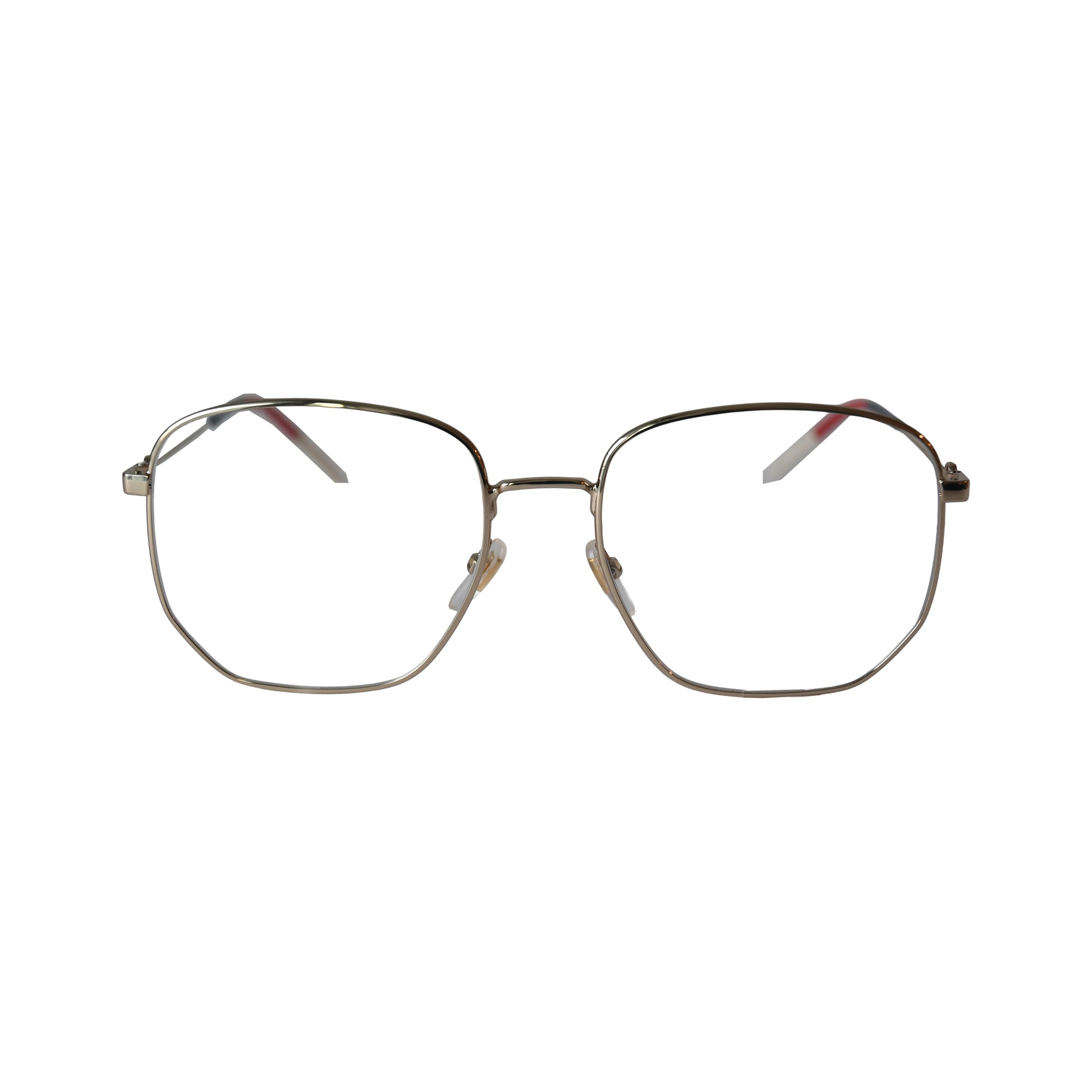Gucci Square Eyeglasses Gold-NOBLEMARS