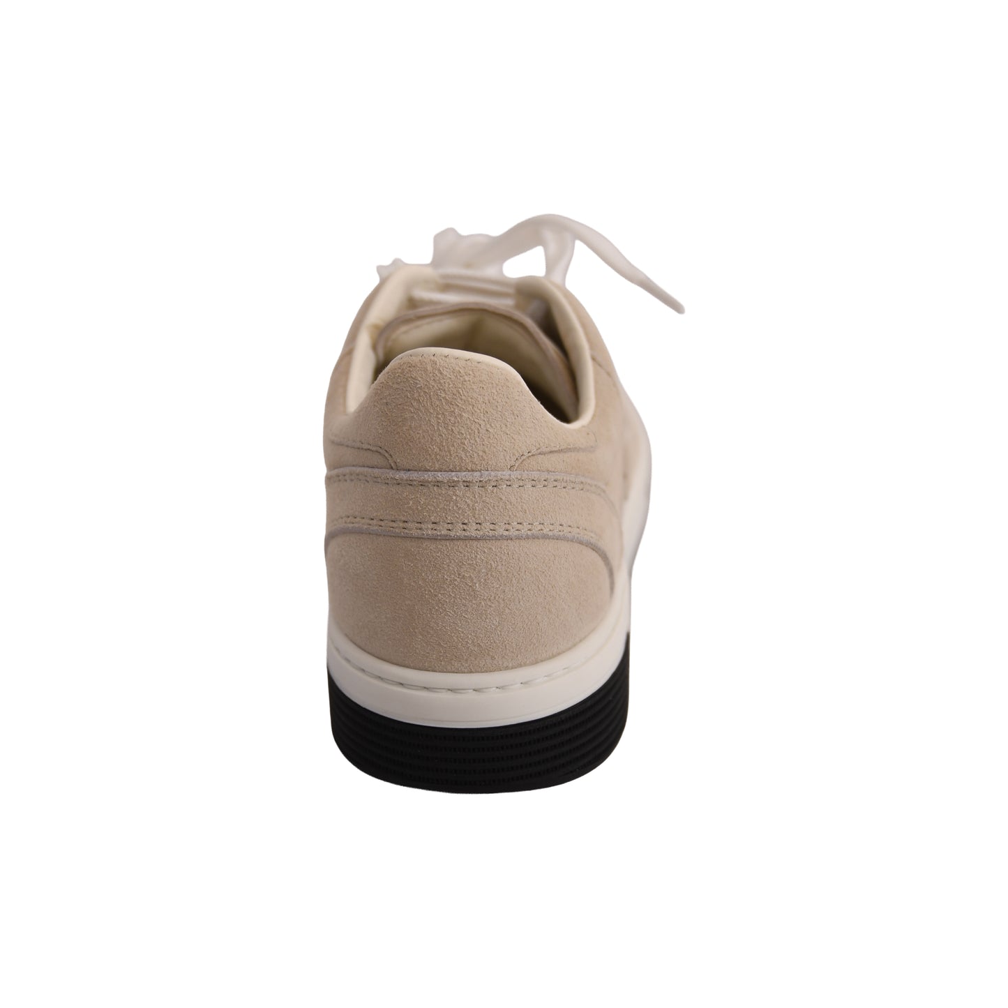 Chanel Interlocking CC Logo Suede Sneakers Light Beige