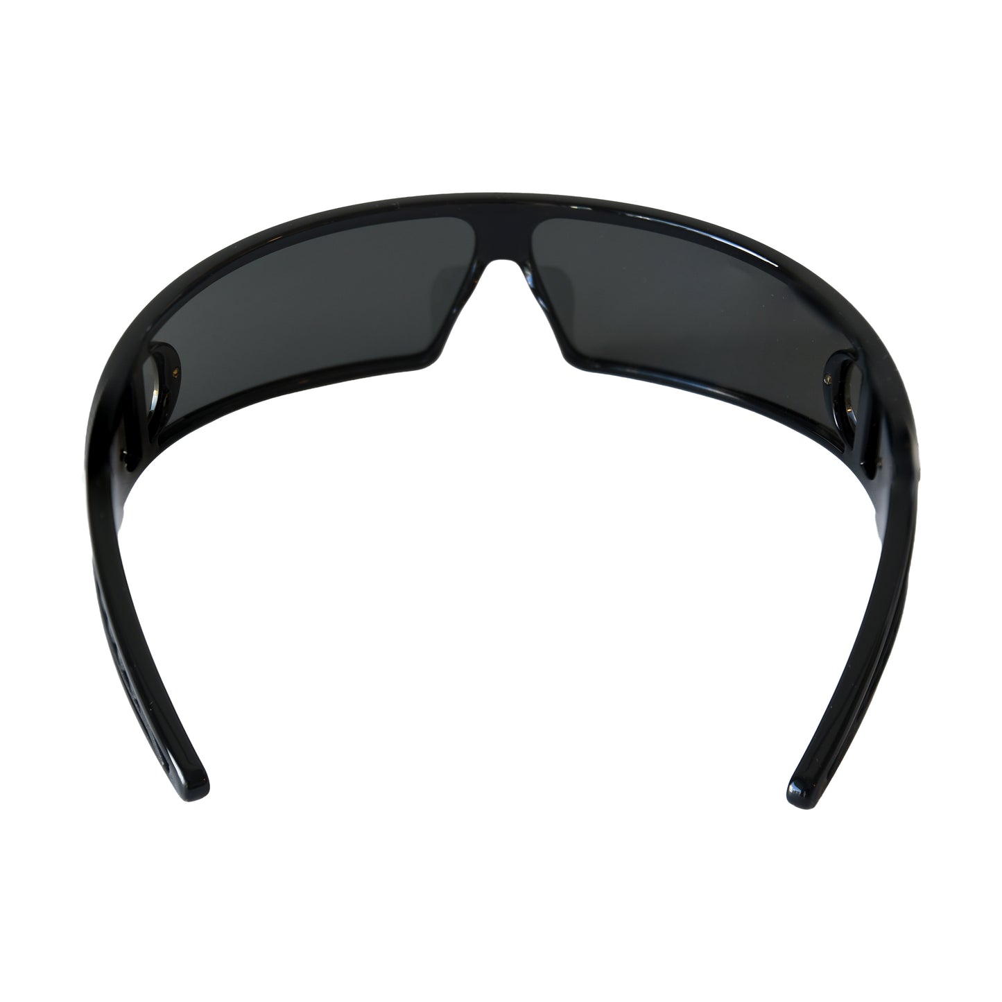 Dior VeryDior M1U Nylon Frame Gold-Finish Metal CD Signatures Shield Sunglasses Black-NOBLEMARS