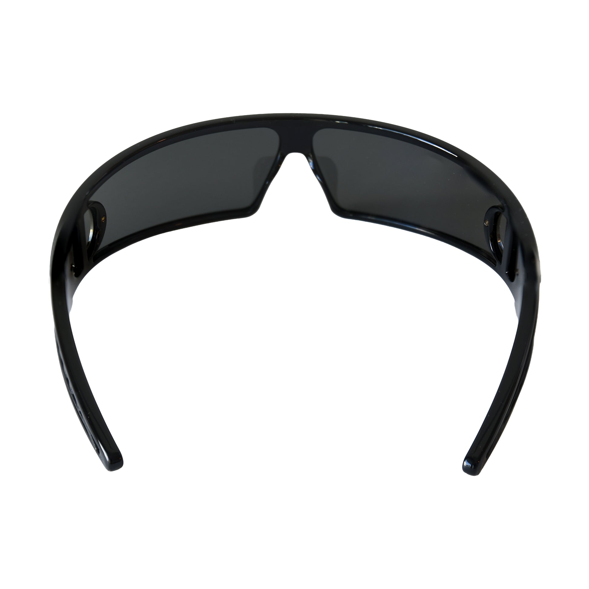 Dior VeryDior M1U Nylon Frame Gold-Finish Metal CD Signatures Shield Sunglasses Black-NOBLEMARS