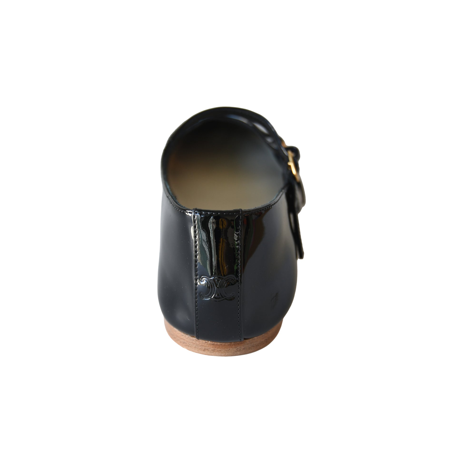 Celine Criss-Cross Babies Ballerina Flats Black-NOBLEMARS
