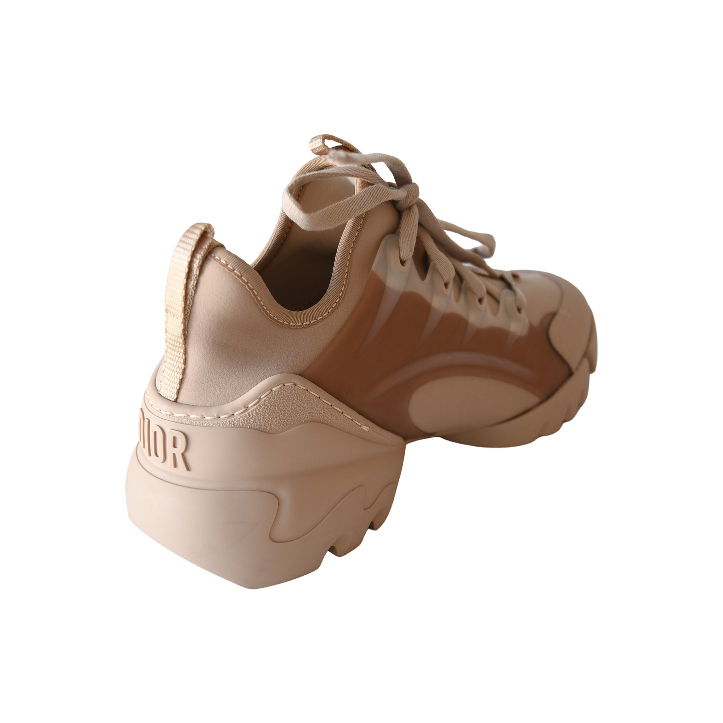 Dior Technical Fabric D-Connect Sneakers Nude
