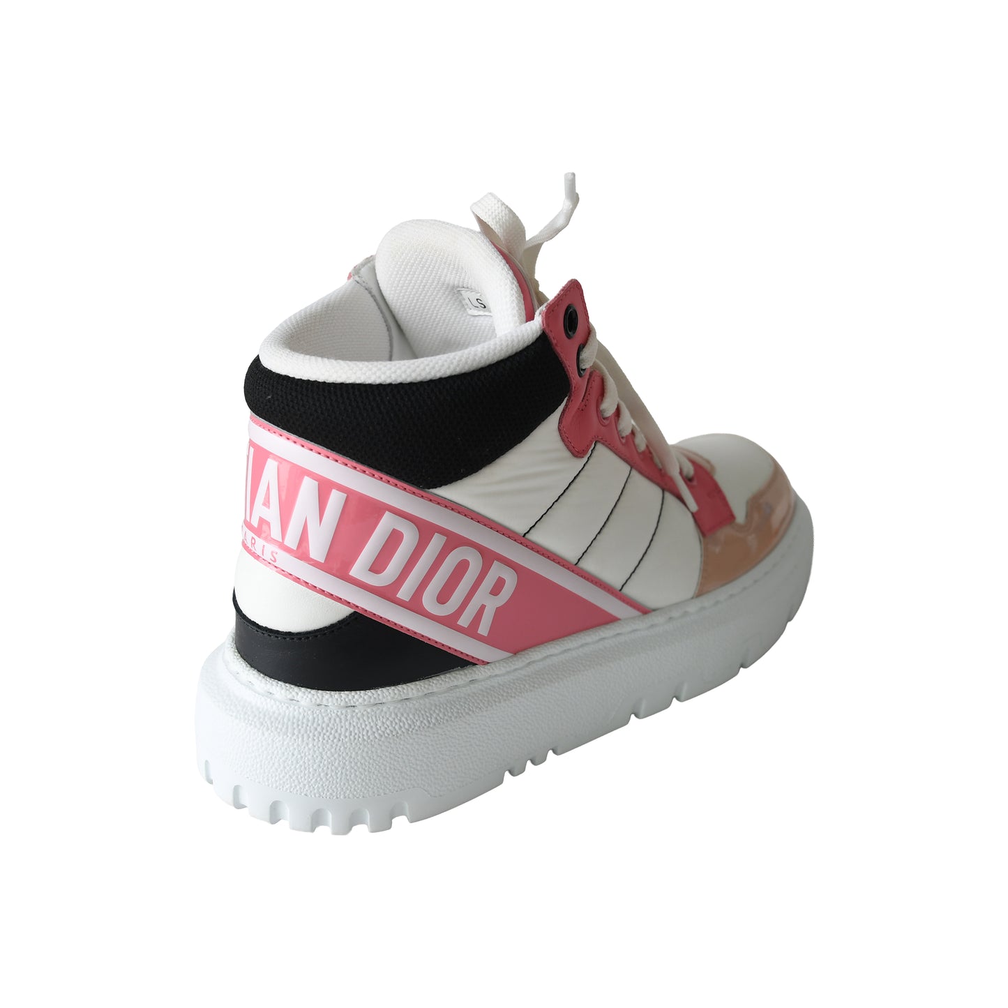 Dior D-Player Sneaker Nylon Calfskin Multicolor Pink-NOBLEMARS