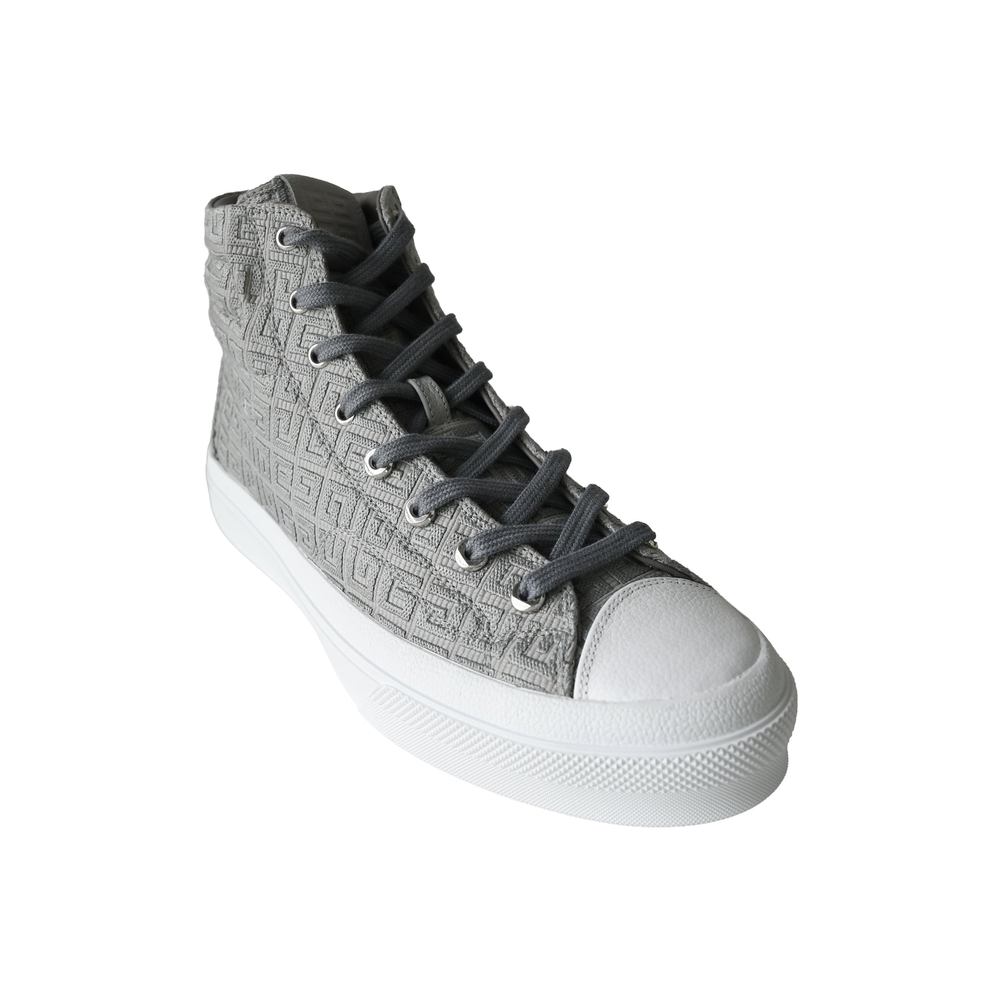 Givenchy City High Sneakers Storm Grey-NOBLEMARS
