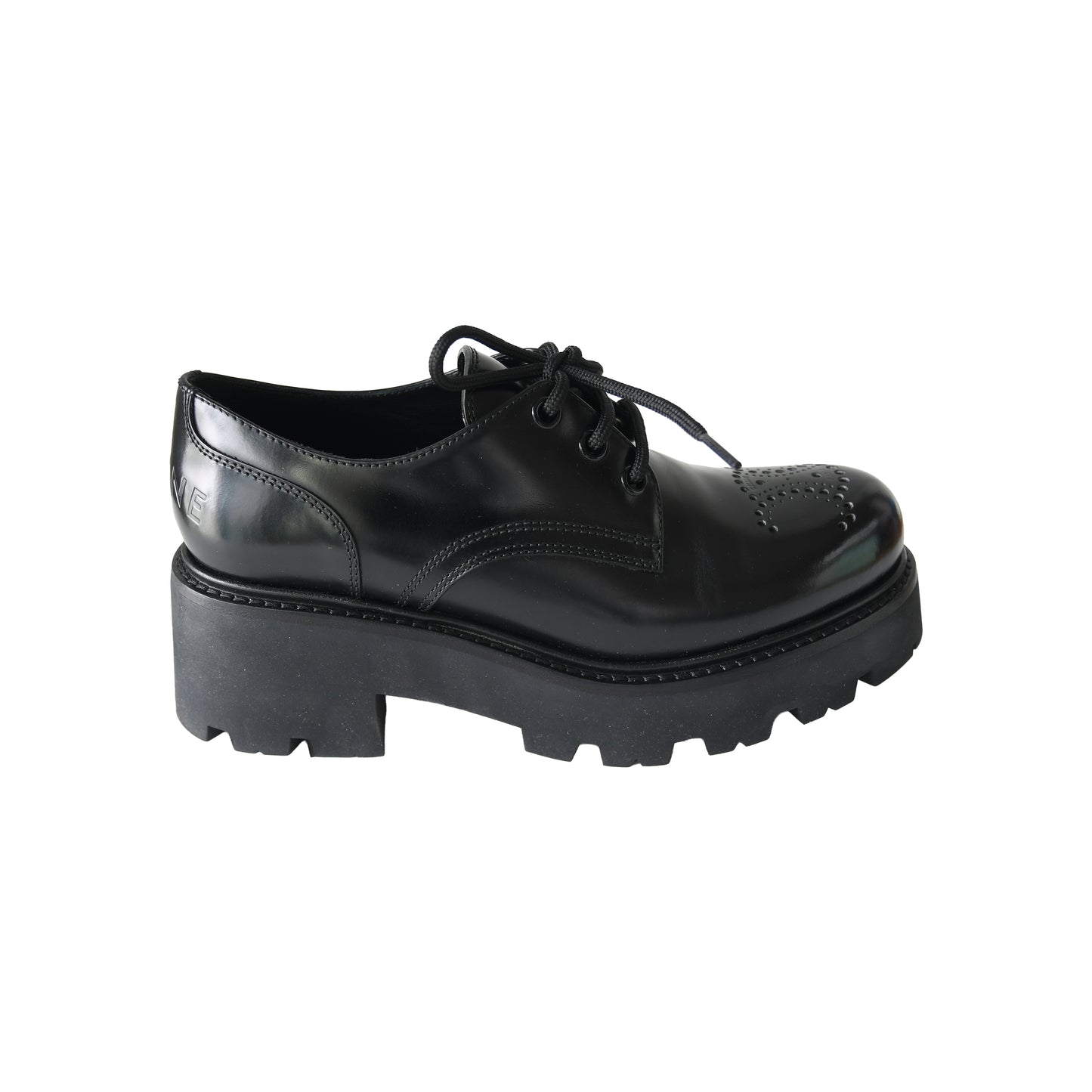 Celine Cameron Derby Triomphe 45 Polished Bull Black-NOBLEMARS