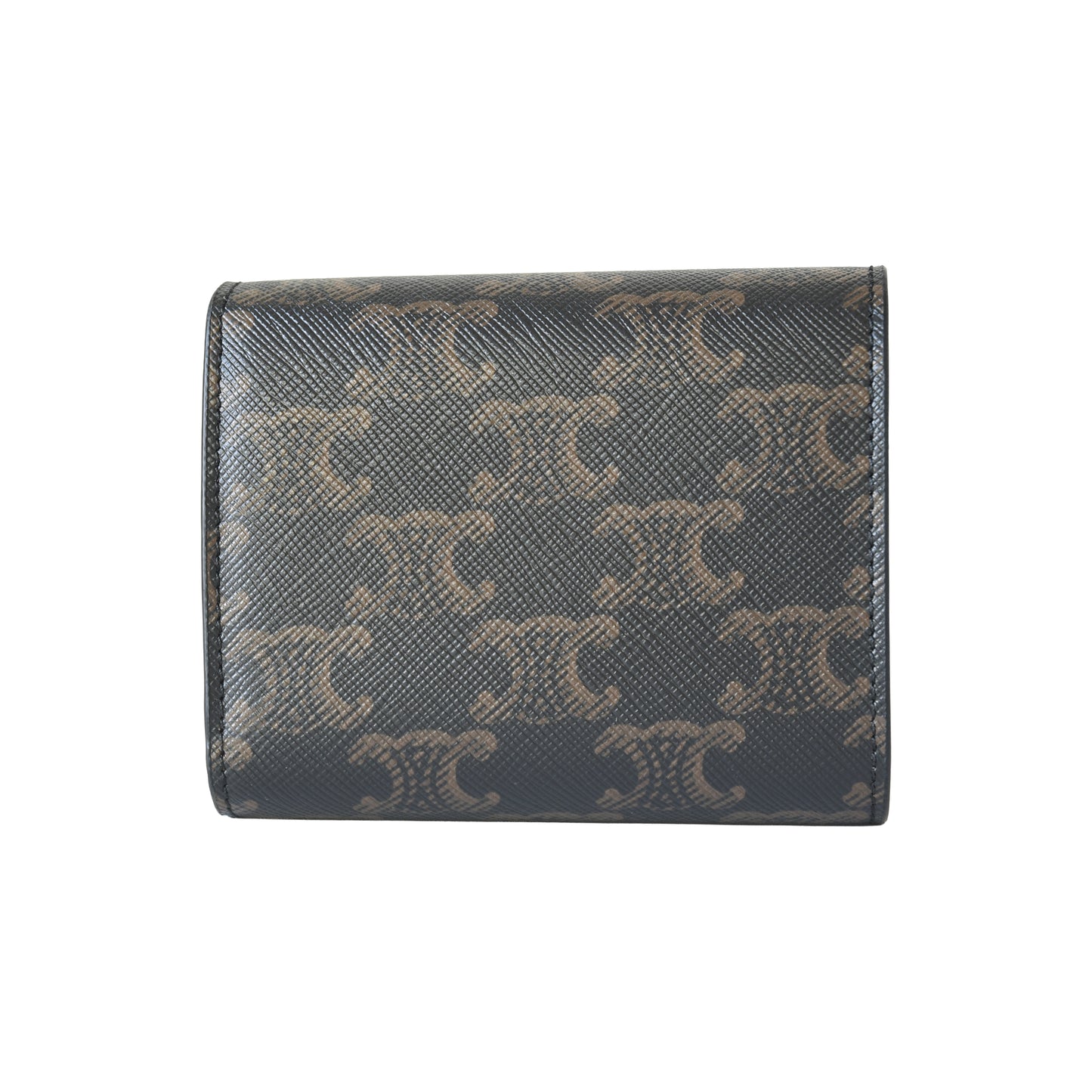 Celine Trifold Triomphe Small Flap Wallet Triomphe Canvas-NOBLEMARS