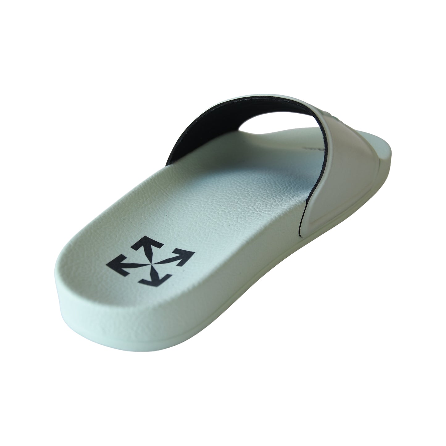 Off White Arrow Logo Slides Mint