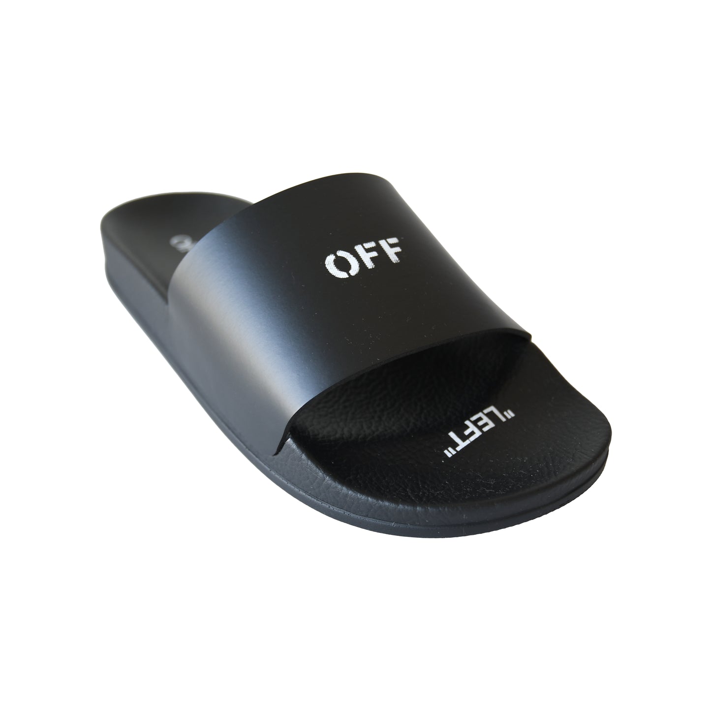Off White Off Stamp Slider Black