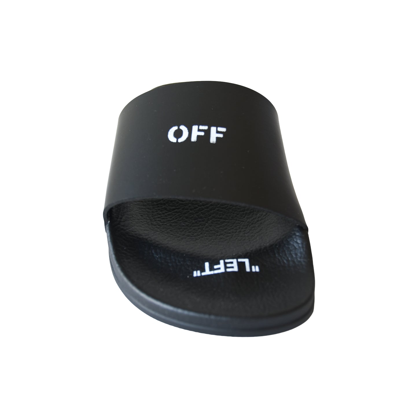 Off White Off Stamp Slider Black