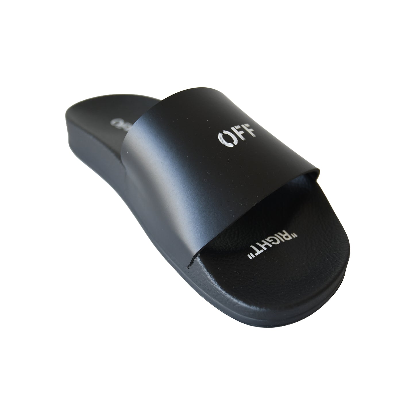Off White Off Stamp Slider Black