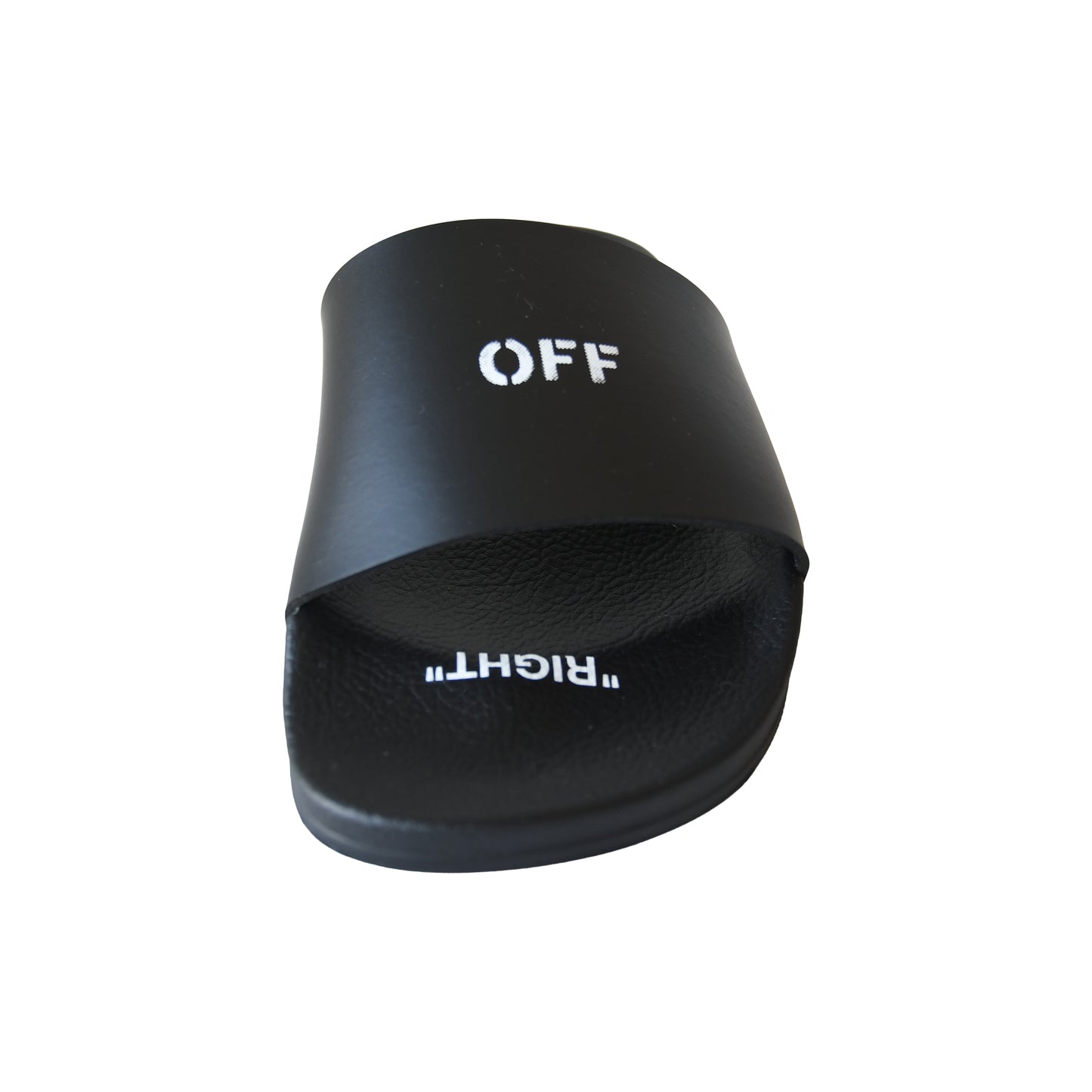 Off White Off Stamp Slider Black