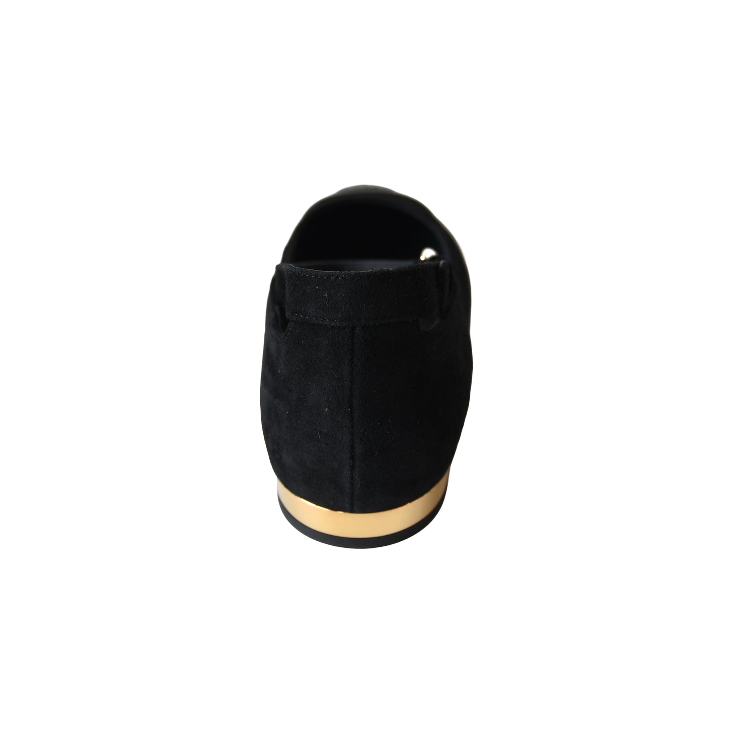 Chanel Suede Mary Jane Ballet Flats Black-NOBLEMARS
