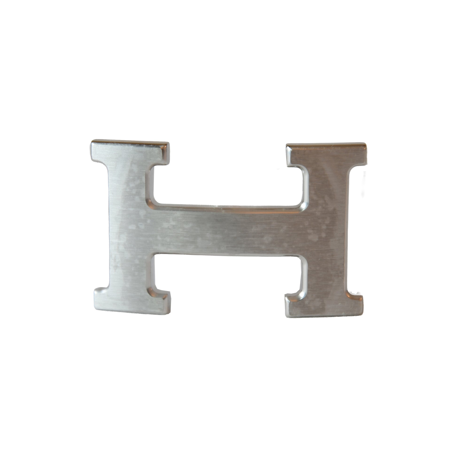 Hermes 38mm H-Shaped Buckle Reversible Constance Leather Belt Palladium Hardware Black Orange-NOBLEMARS
