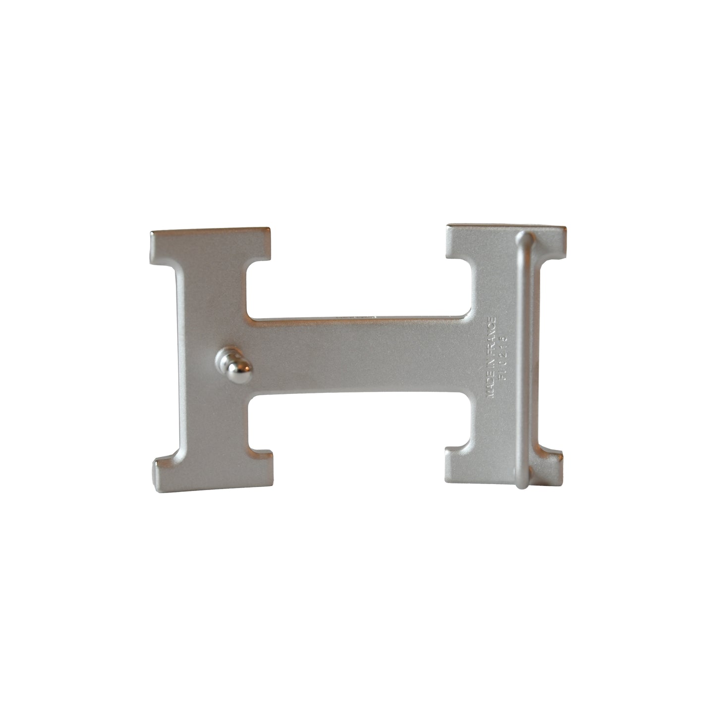 Hermes 38mm H-Shaped Buckle Reversible Constance Leather Belt Palladium Hardware Black Orange-NOBLEMARS