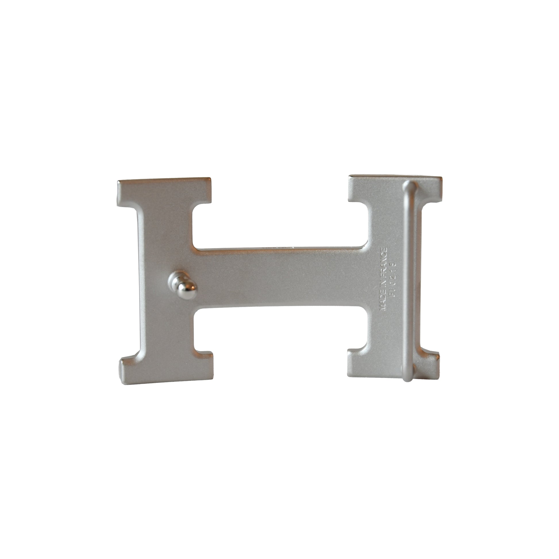Hermes 38mm H-Shaped Buckle Reversible Constance Leather Belt Palladium Hardware Black Orange-NOBLEMARS