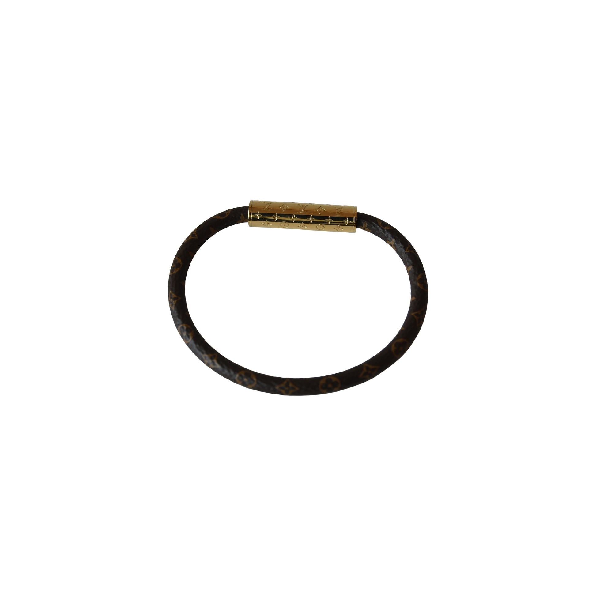 Louis Vuitton LV Confidential Bracelet Black-NOBLEMARS