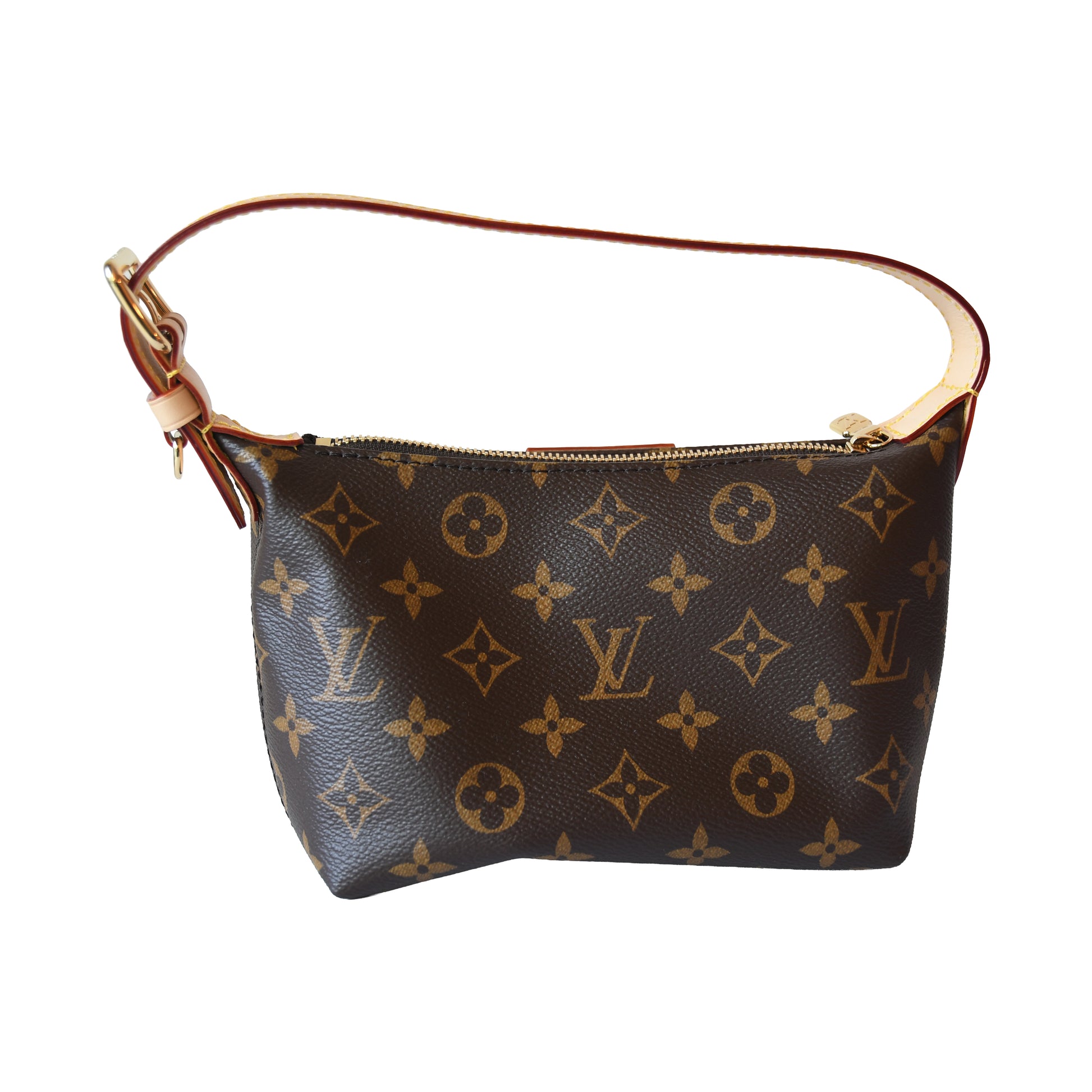 Louis Vuitton Pochette Hills Gold Hardware Monogram Canvas-NOBLEMARS