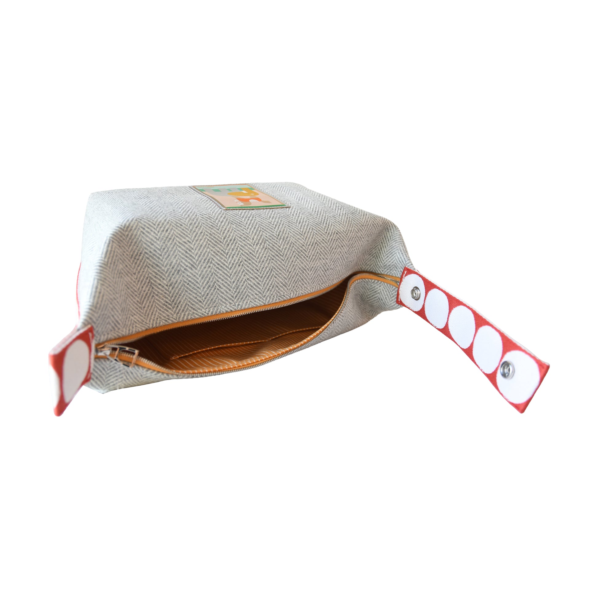 Hermes Bride A Brac Case Bag Animaux Blocks Grey-NOBLEMARS