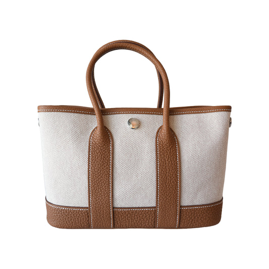 Hermes Negonda Neo Garden Party Ecru Gold——NOBLEMARS