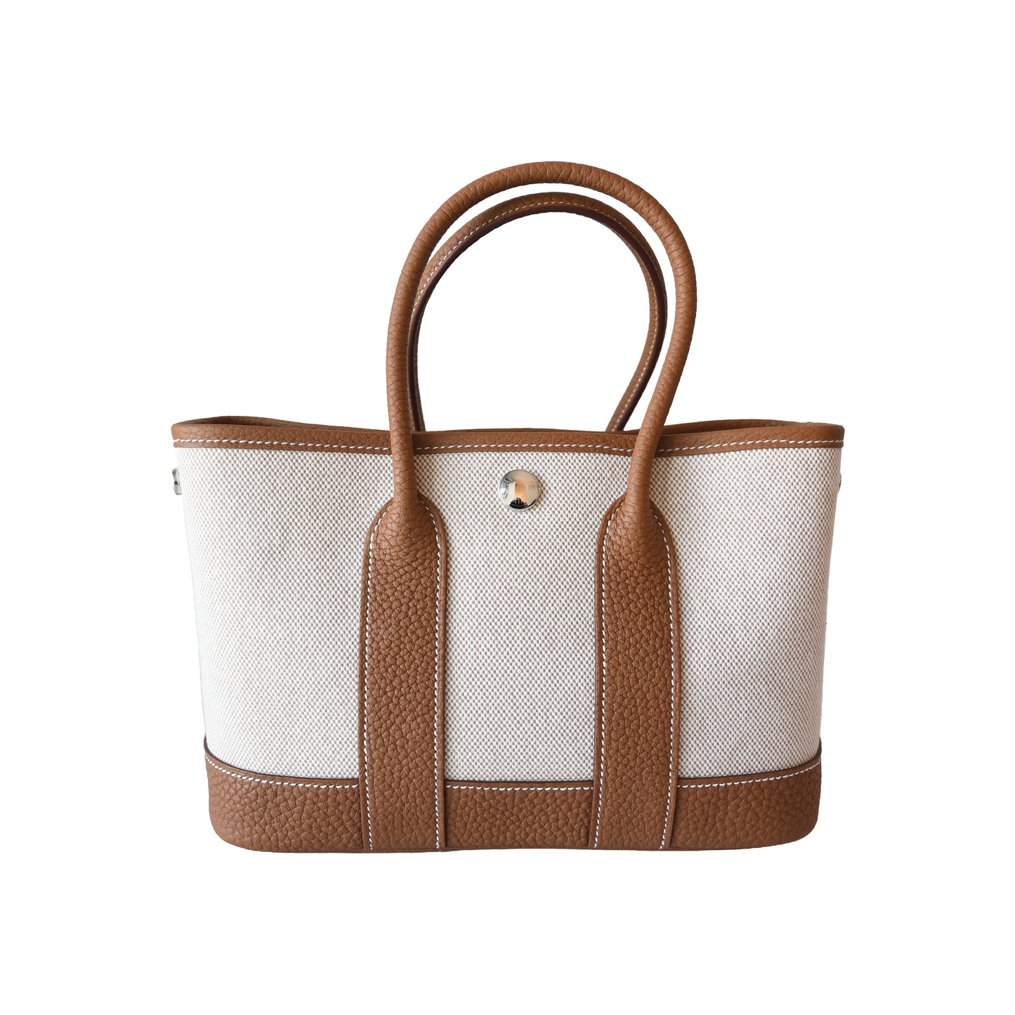 Hermes Negonda Neo Garden Party Ecru Gold-NOBLEMARS