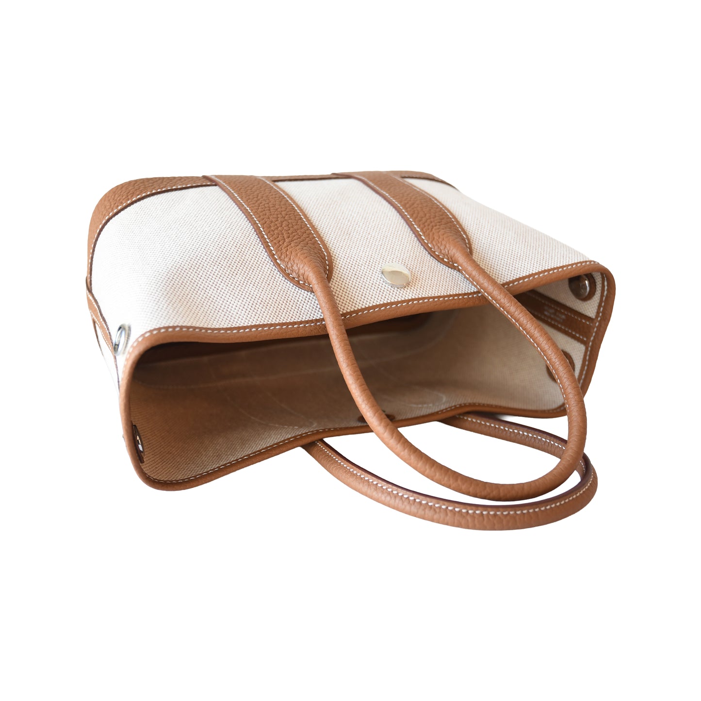 Hermes Negonda Neo Garden Party Ecru Gold-NOBLEMARS