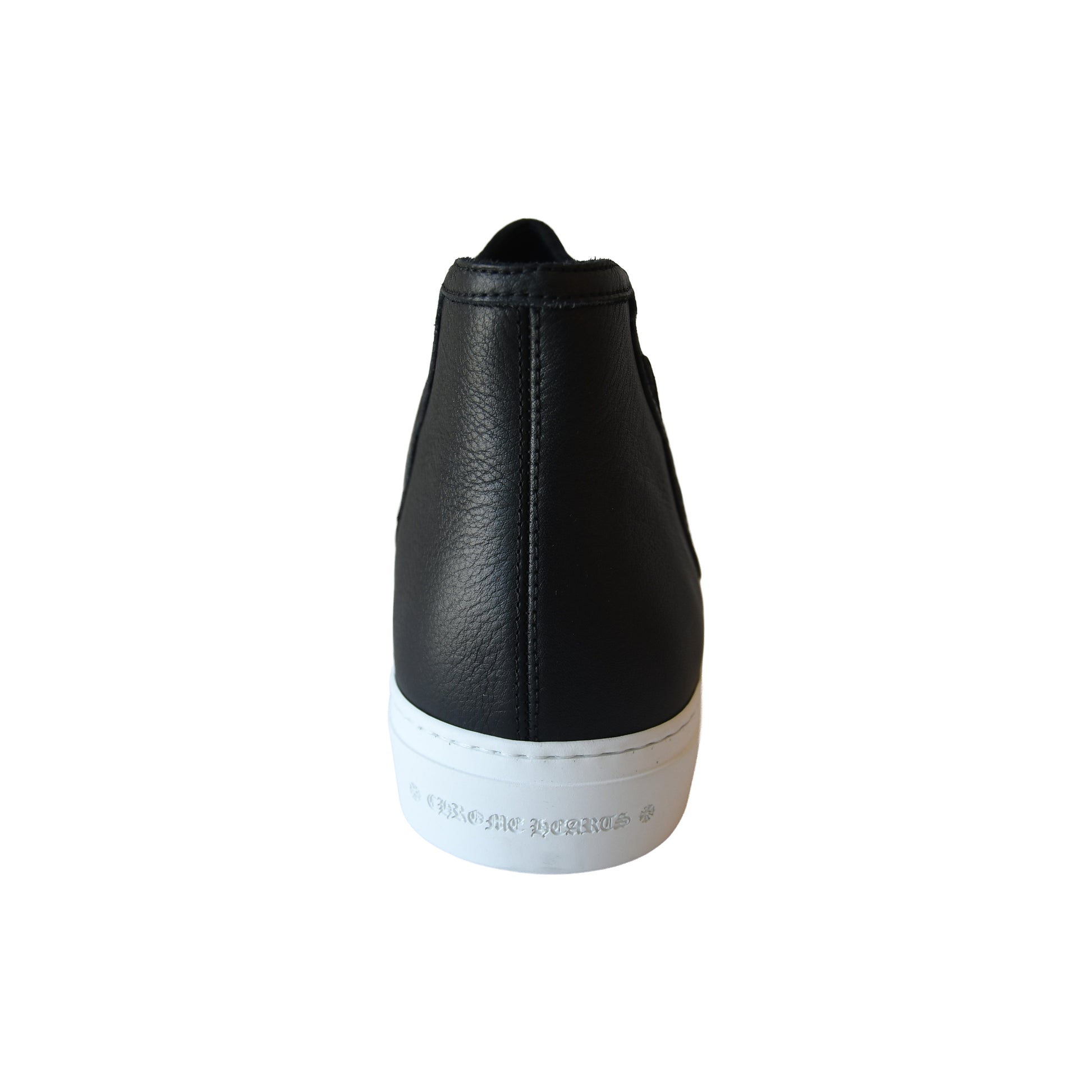 Chrome Hearts Dagger Leather Slip On Sneaker Black-NOBLEMARS