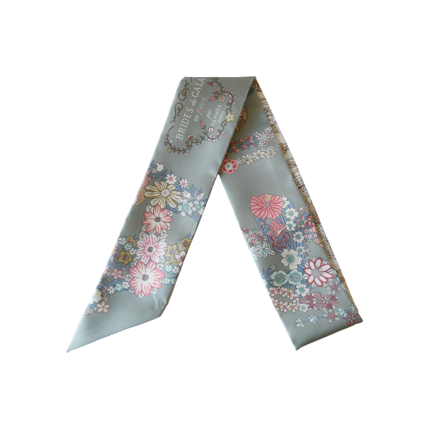 Hermes Brides de Gala en Fleurs Twilly-NOBLEMARS