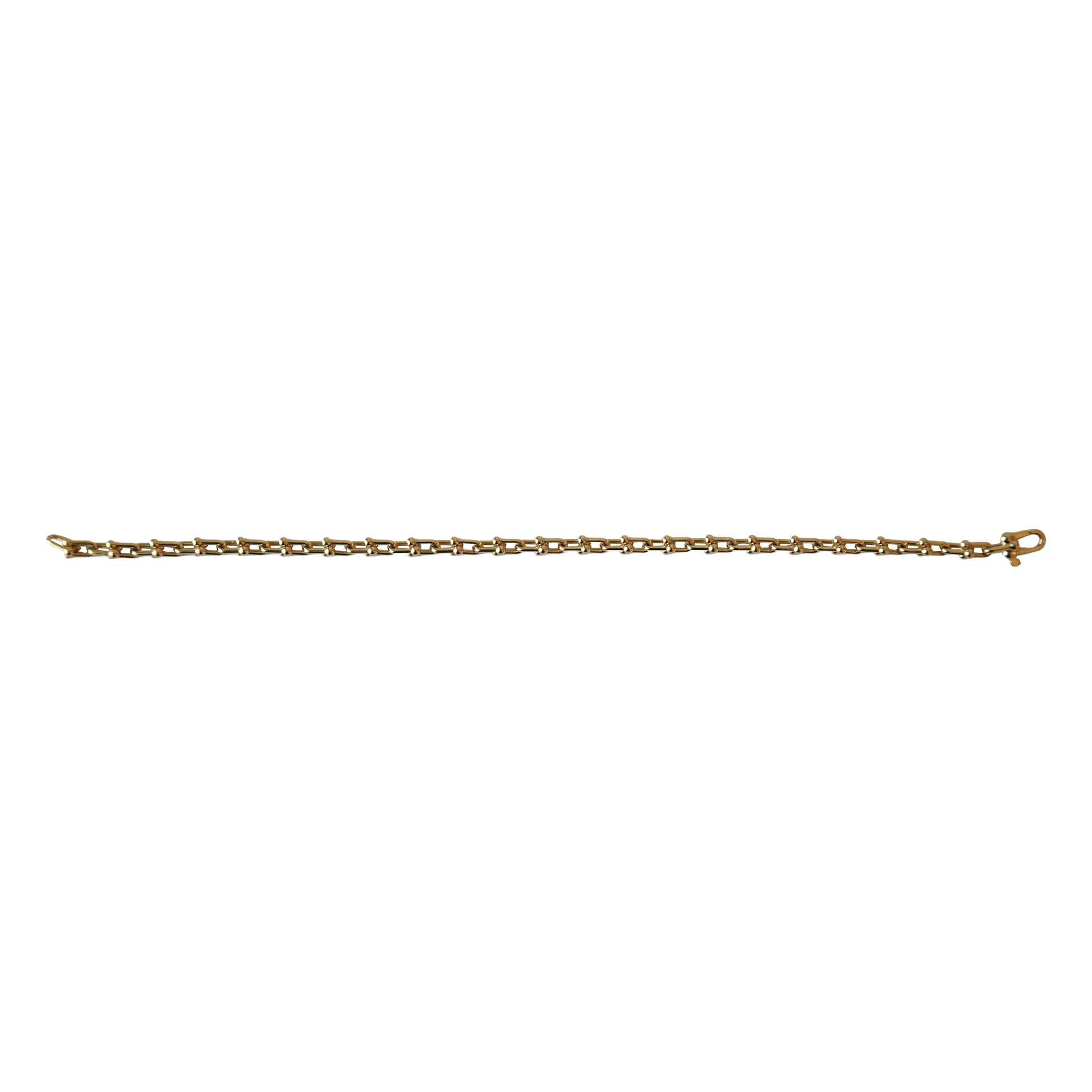 Tiffany HardWear Micro Link Bracelet Gold-NOBLEMARS