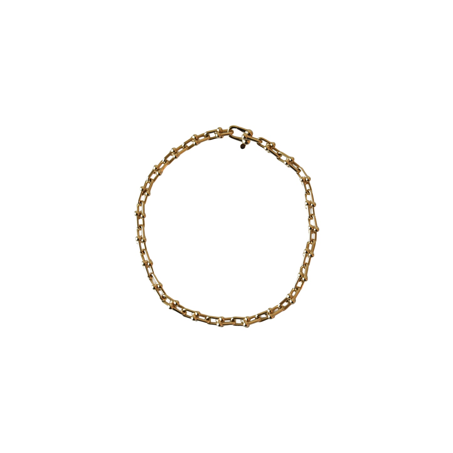 Tiffany HardWear Micro Link Bracelet Gold-NOBLEMARS