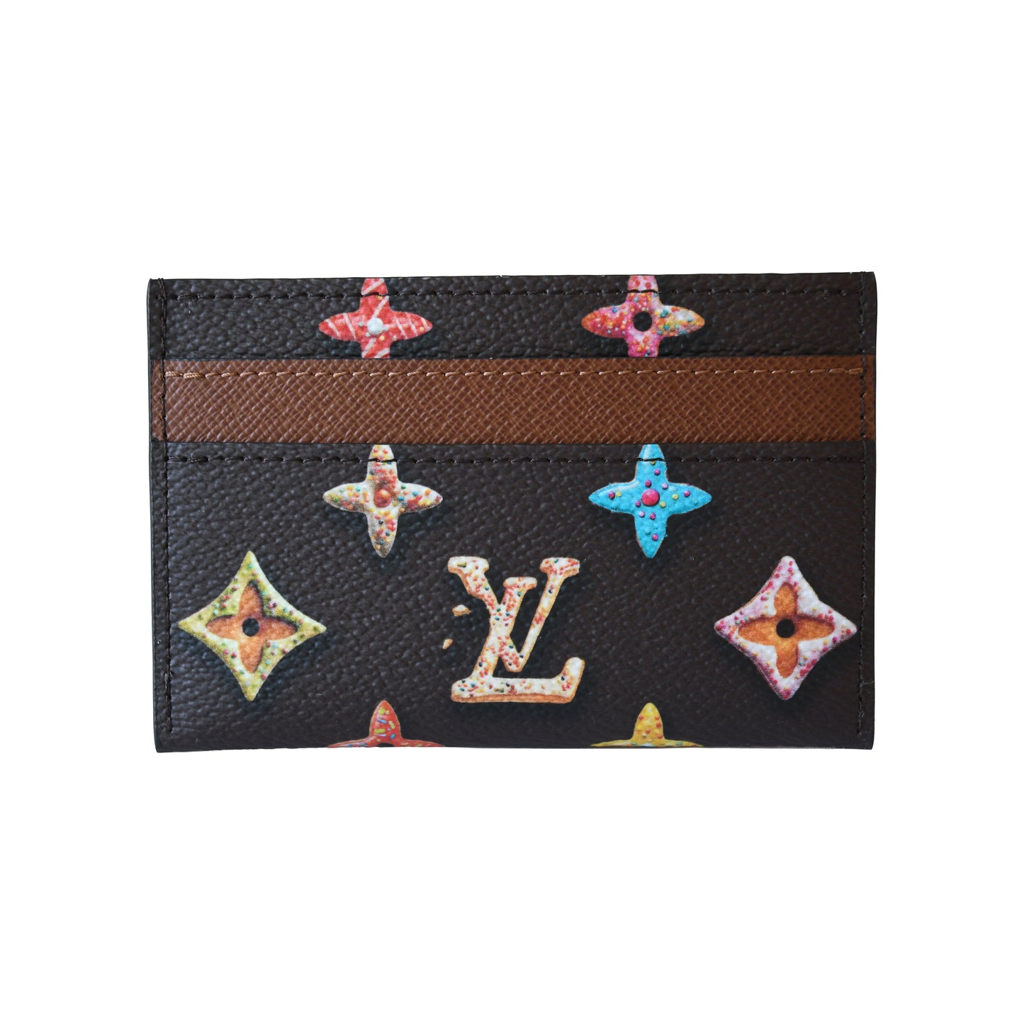 Louis Vuitton Monogram Donuts Card Holder Brown-NOBLEMARS