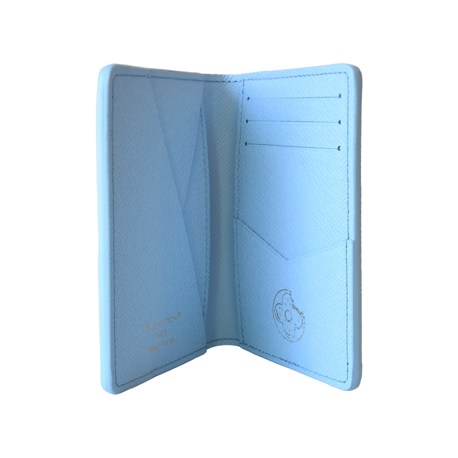 Louis Vuitton Monogram Donuts Pocket Organizer Blue-NOBLEMARS