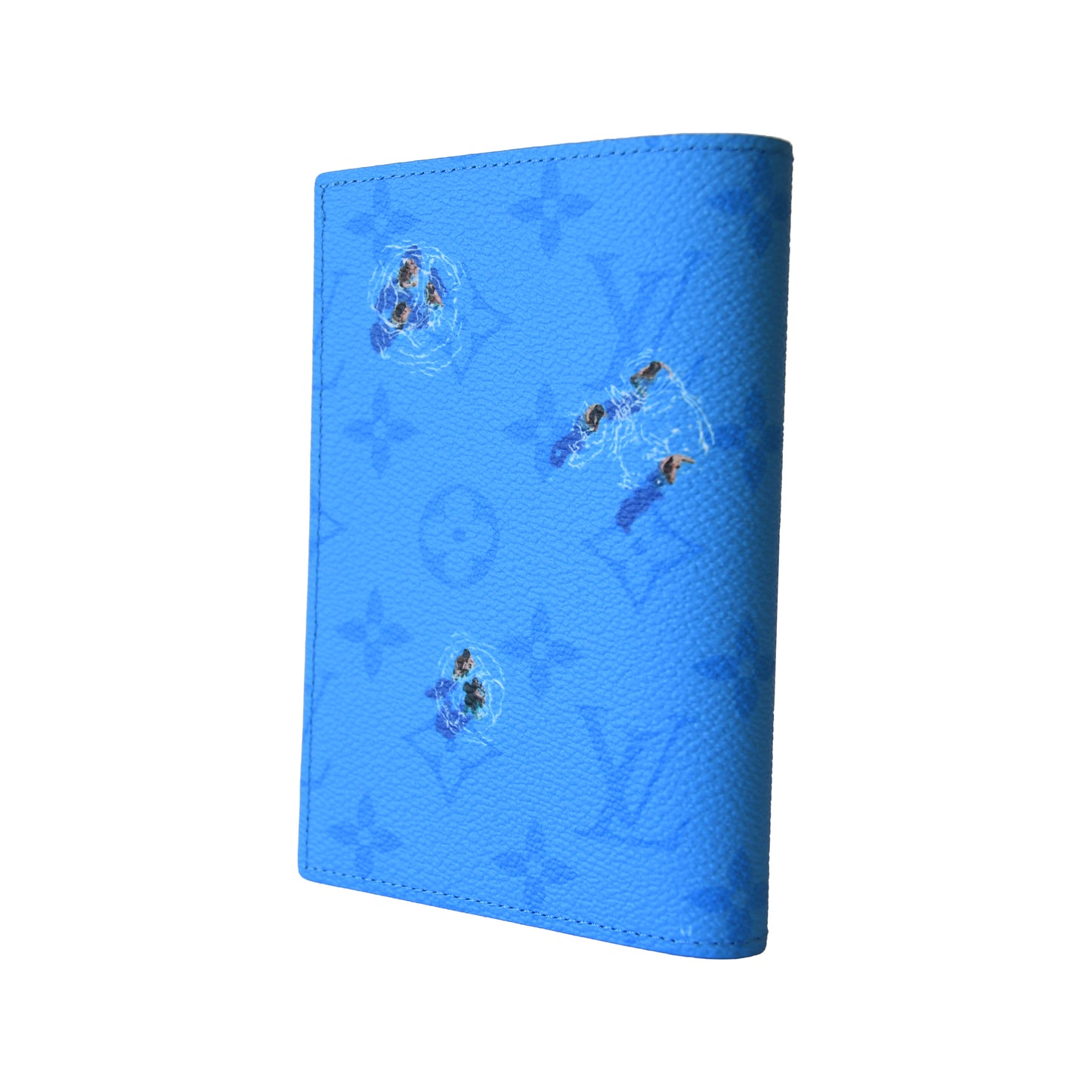 Louis Vuitton Monogram Swimming Pool Passport Cover Blue-NOBLEMARS