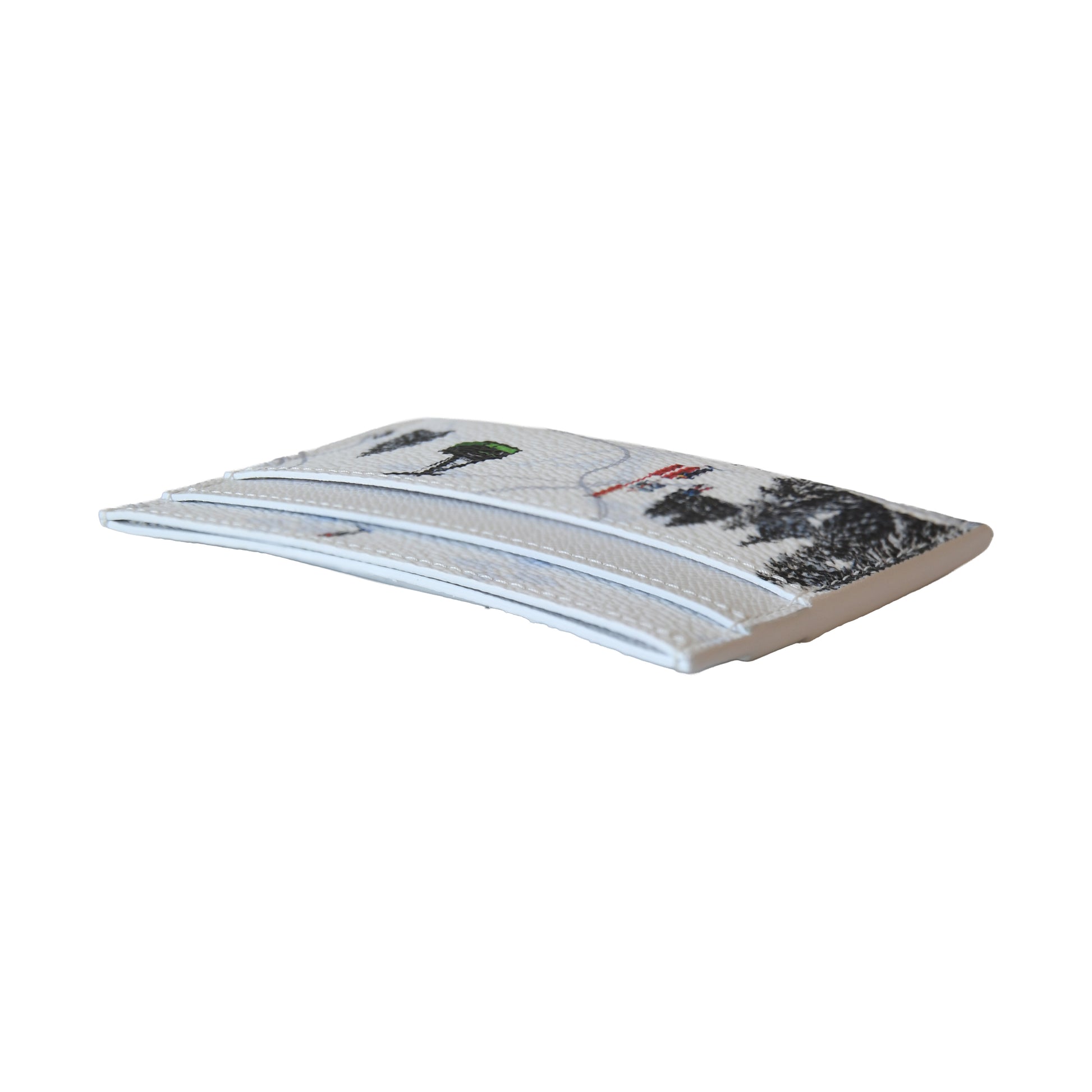 Louis Vuitton Monogram Ski Card Holder White-NOBLEMARS