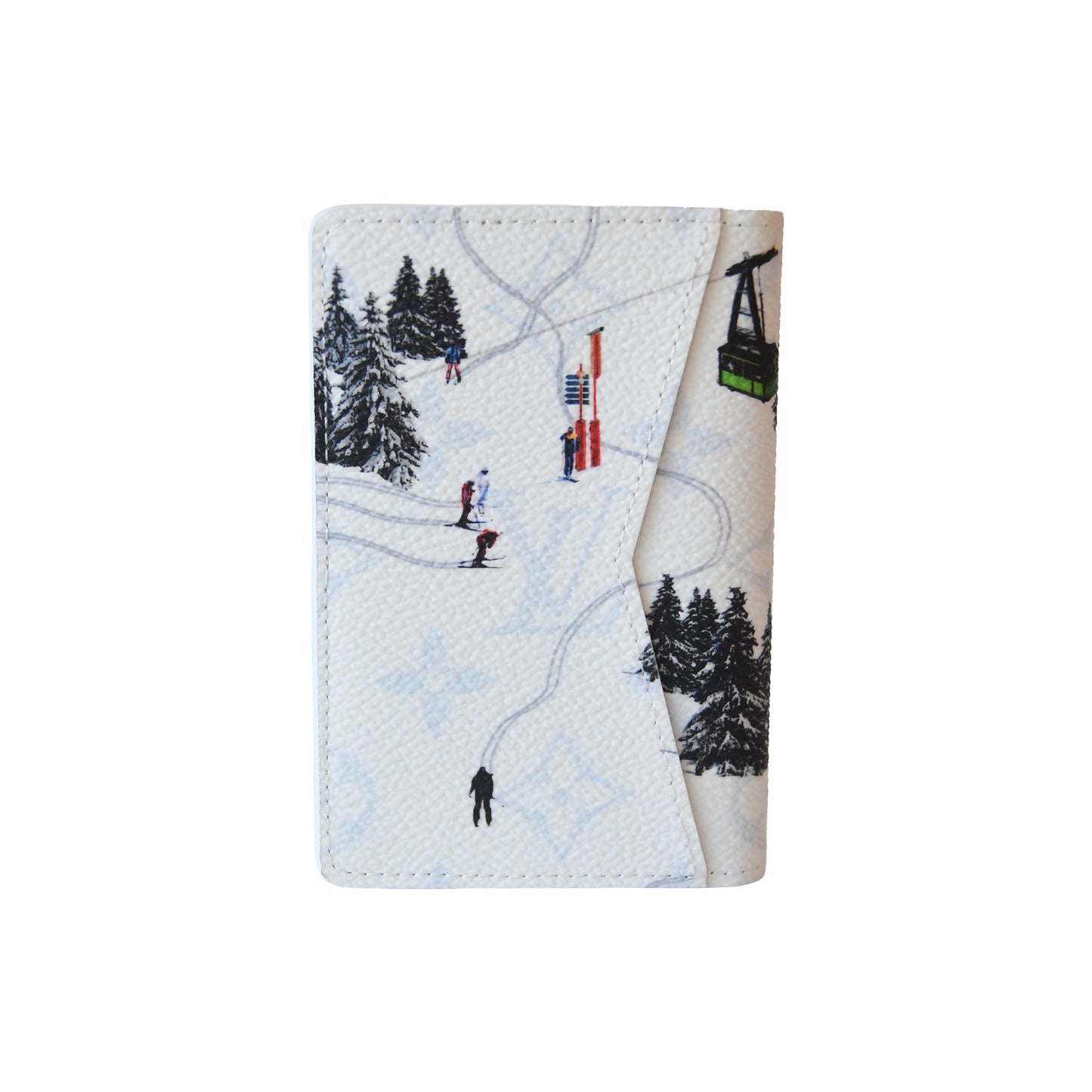 Louis Vuitton Monogram Ski Pocket Organizer White-NOBLEMARS