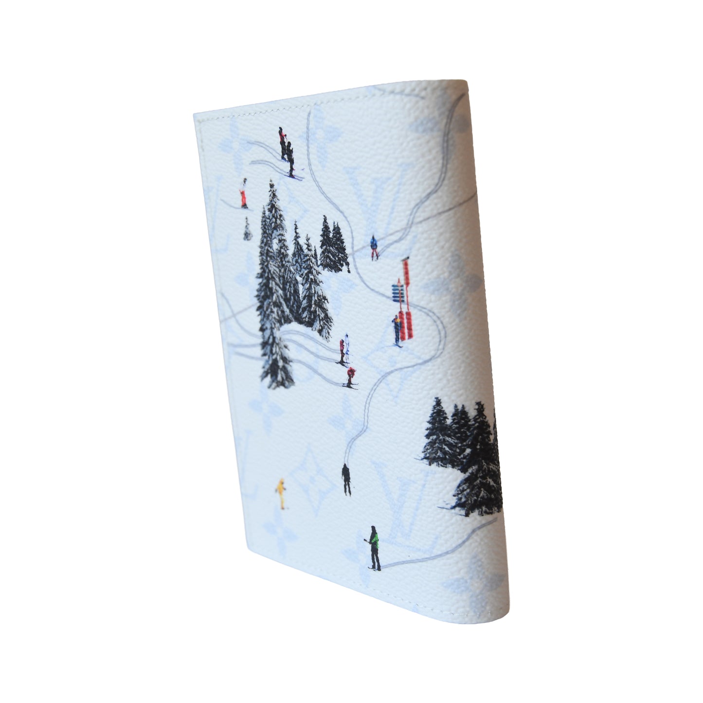 Louis Vuitton Monogram Ski Passport Cover White-NOBLEMARS