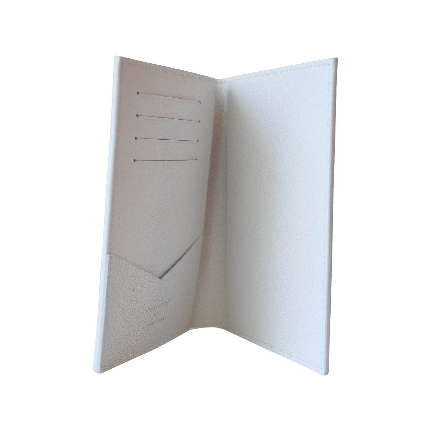 Louis Vuitton Monogram Ski Passport Cover White-NOBLEMARS