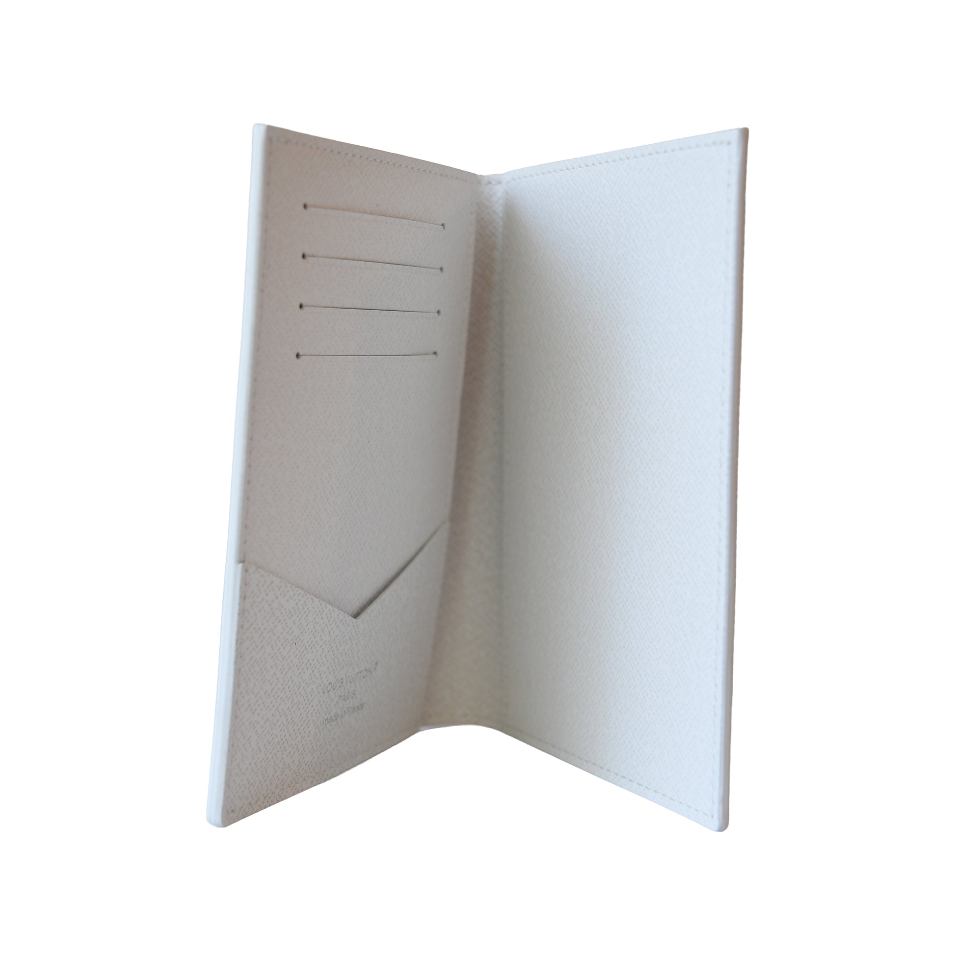 Louis Vuitton Monogram Ski Passport Cover White-NOBLEMARS