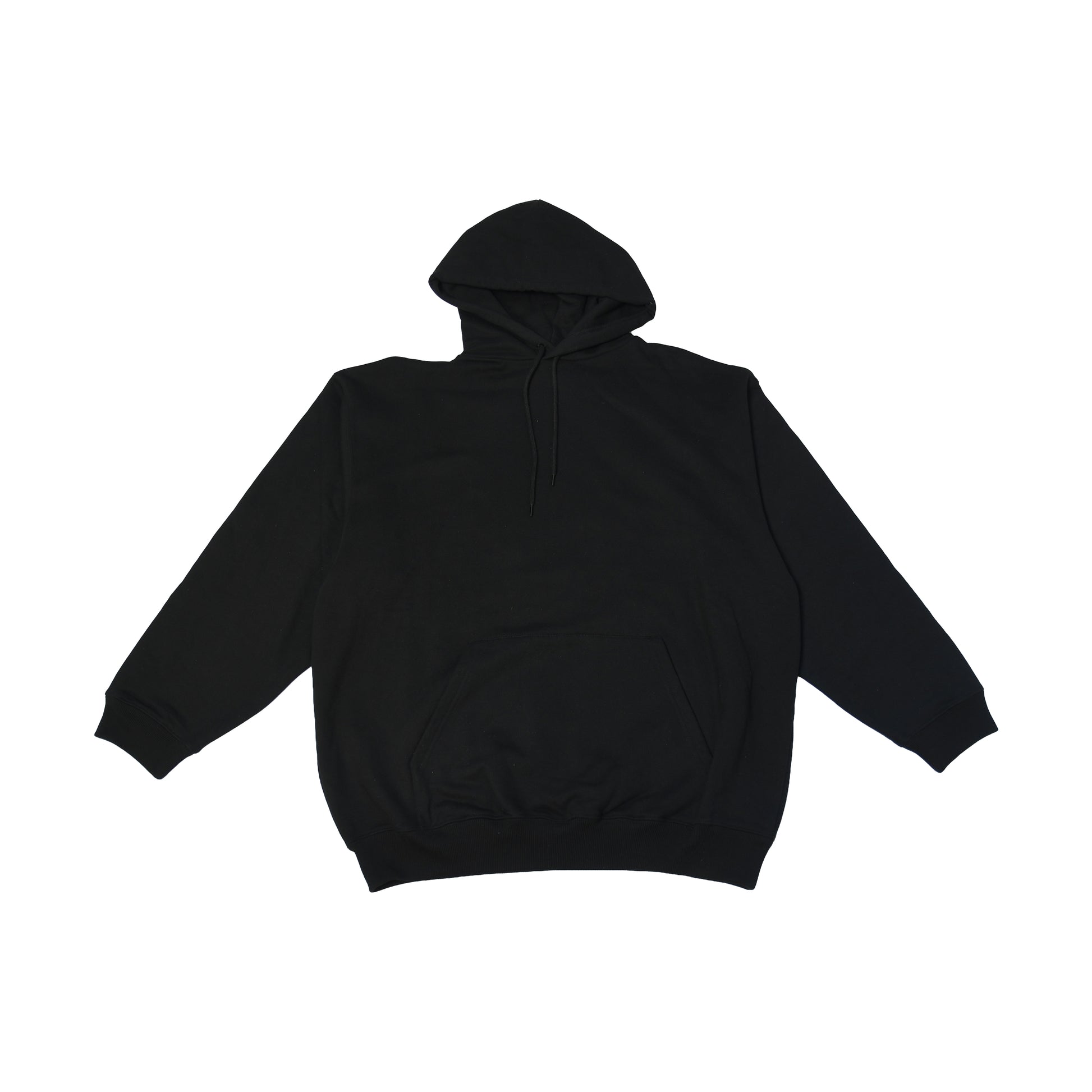 Balenciaga Back Logo Hoodie Black-NOBLEMARS
