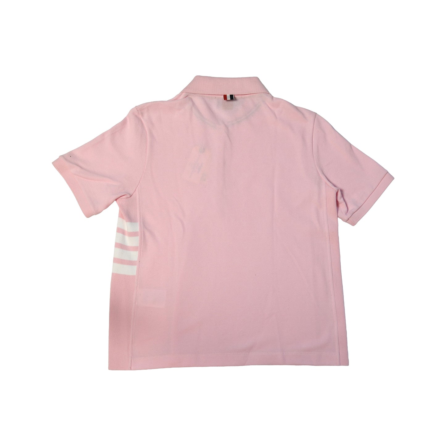Thom Browne Classic Pique 4-Bar Polo T-Shirts Light Pink-NOBLEMARS
