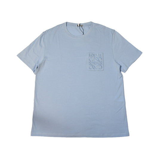 Loewe Anagram Cotton T-Shirts Blue-NOBLEMARS