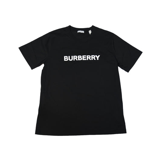 Burberry Logo Graphic Cotton T-Shirts Black-NOBLEMARS